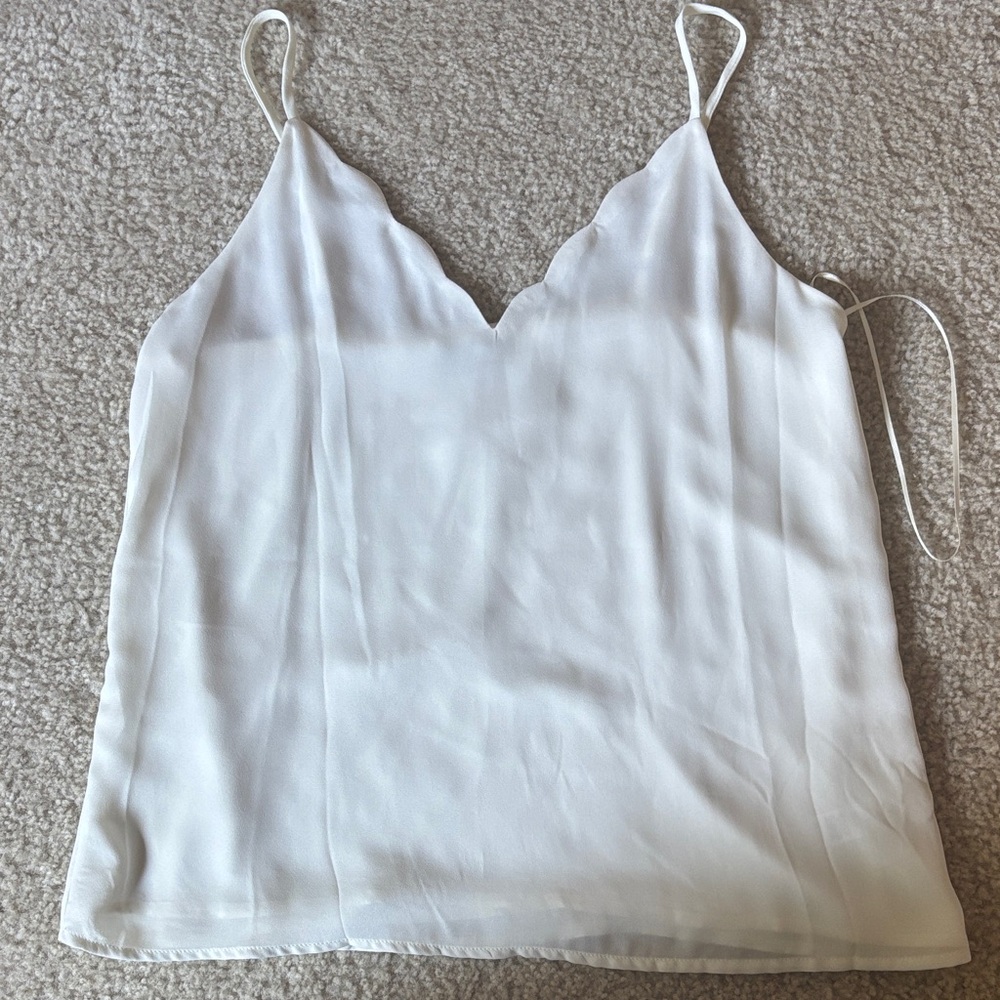 Elegant White Women's Camisole Top